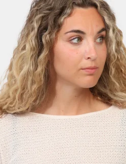 Maglia Materica Beige
