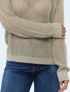 Maglia Materica Beige