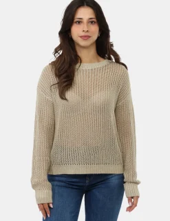 Maglia Materica Beige