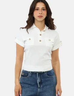 Maglia Materica Bianca