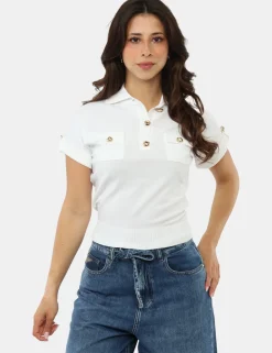 Maglia Materica Bianca