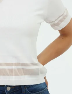Maglia Materica Bianca