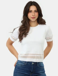 Maglia Materica Bianca