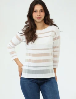 Maglia Materica Bianca