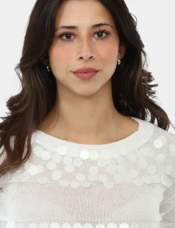 Maglia Materica Bianca