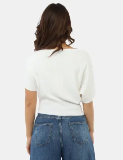Maglia Materica Bianca