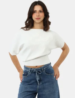 Maglia Materica Bianca