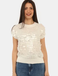 Maglia Materica Bianca