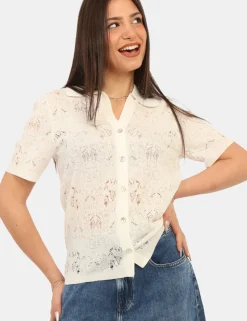 Maglia Materica Bianca