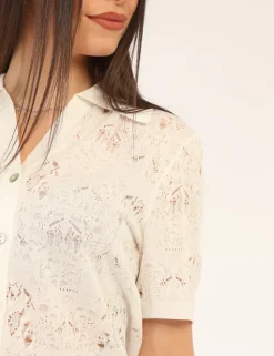Maglia Materica Bianca