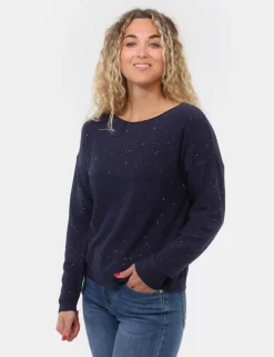 Maglia Materica Blu
