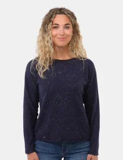 Maglia Materica Blu