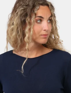 Maglia Materica Blu