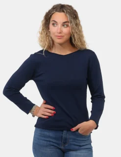 Maglia Materica Blu