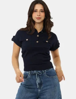 Maglia Materica Blu