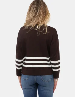 Maglia Materica Marrone