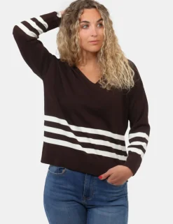 Maglia Materica Marrone