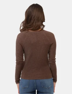 Maglia Materica Marrone