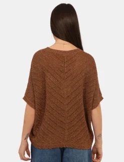 Maglia Materica Marrone