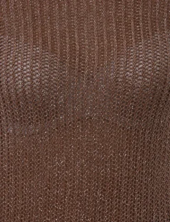 Maglia Materica Marrone