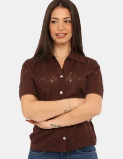Maglia Materica Marrone