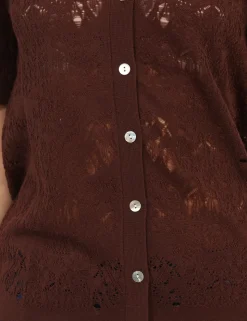 Maglia Materica Marrone