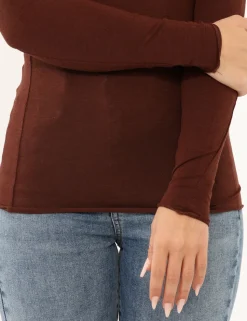 Maglia Rue De Clerie Marrone ultralight cachemire