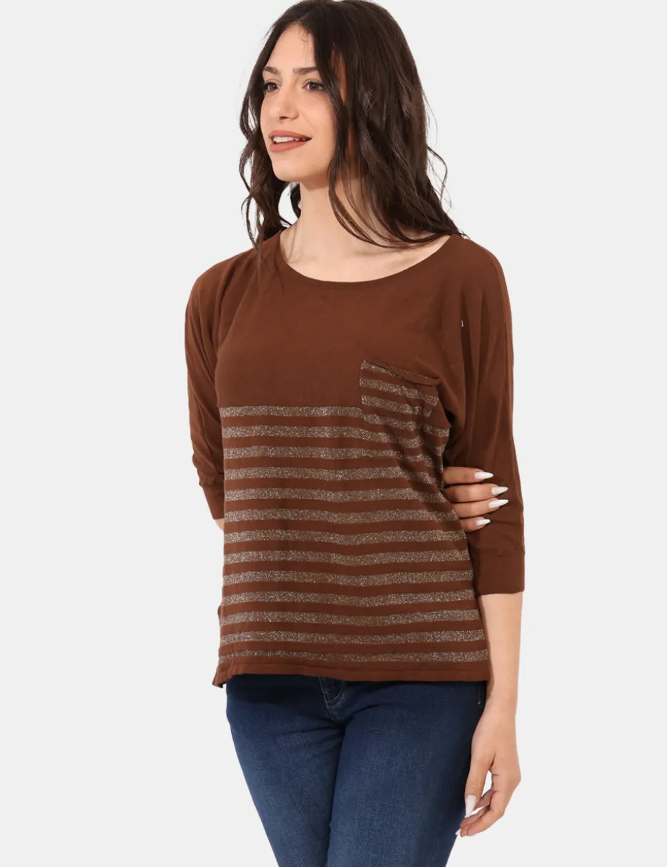 Maglia Sandro Ferrone Marrone