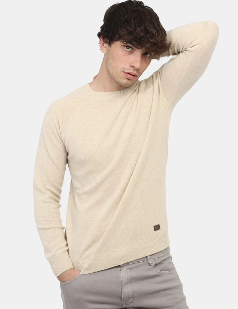 Maglione Yes Zee Beige