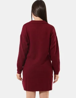 Maxi pull Sandro Ferrone Bordeaux