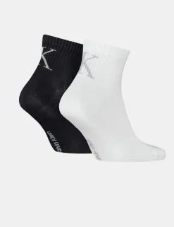 Pack 2 calze Calvin Klein Bianco - Nero