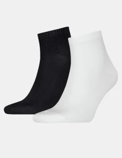Pack 2 calze Calvin Klein Bianco - Nero