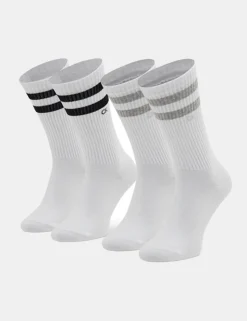Pack 2 calze Calvin Klein Bianco