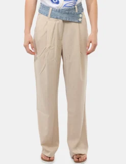 Pantalone Desigual Beige
