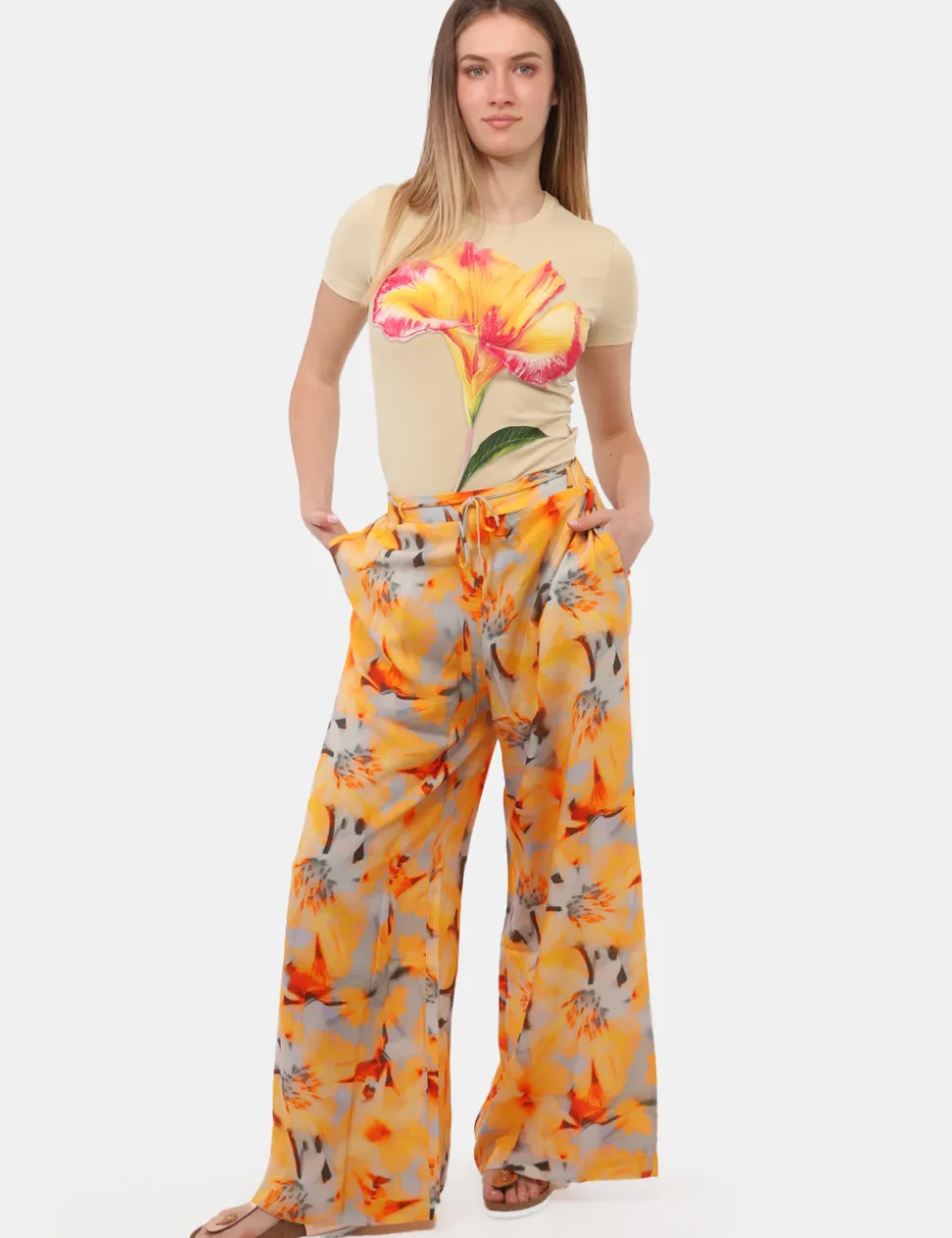 Pantalone Desigual Giallo