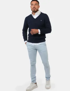 Pantalone Gant Azzurro