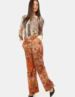 Pantaloni Desigual Arancione