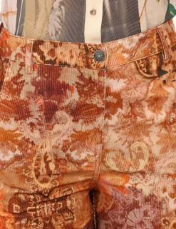 Pantaloni Desigual Arancione