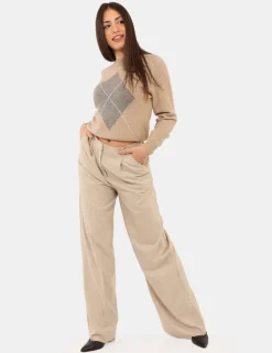 Pantaloni Emme Marella Beige