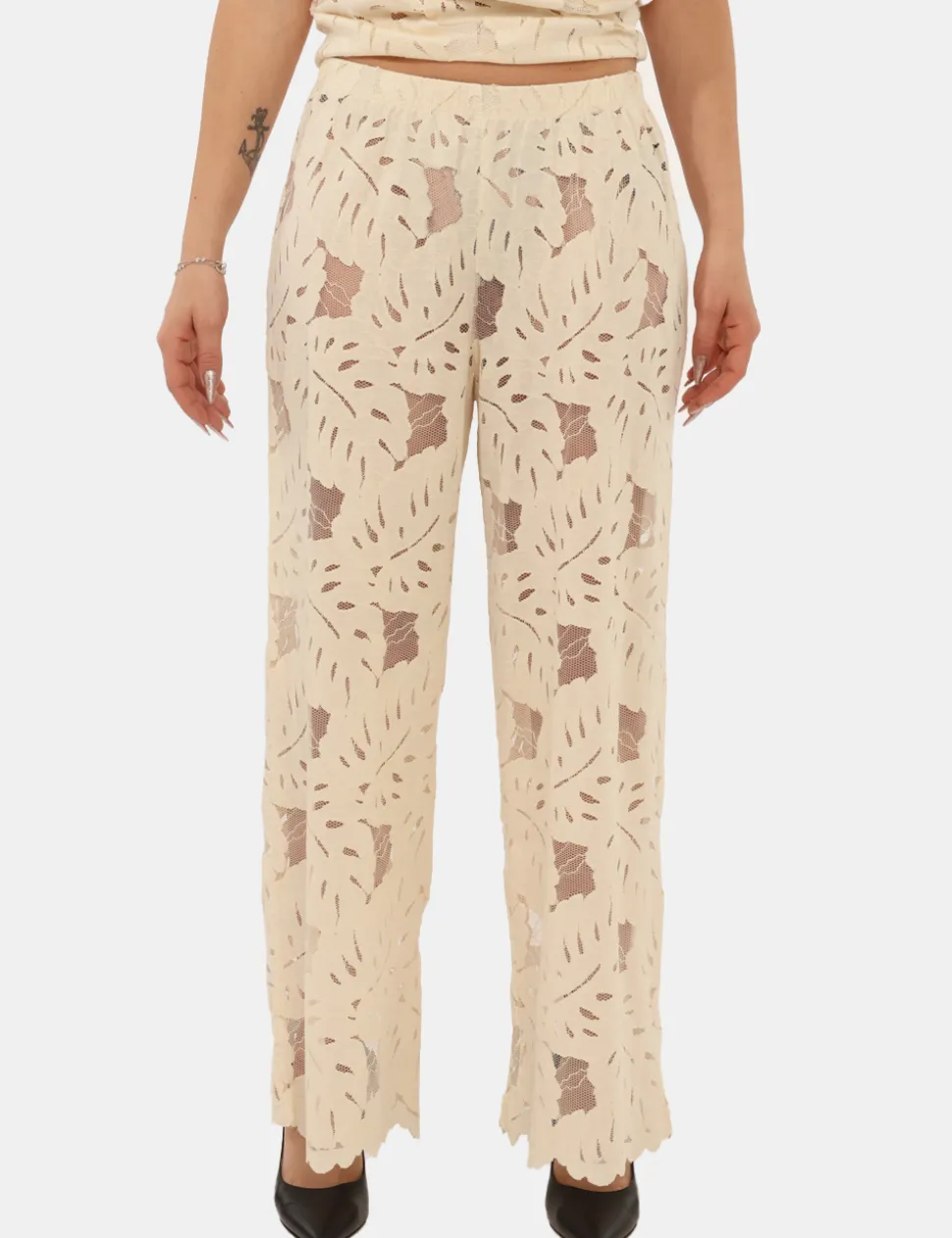 Pantaloni Emporio Armani Panna tg.S