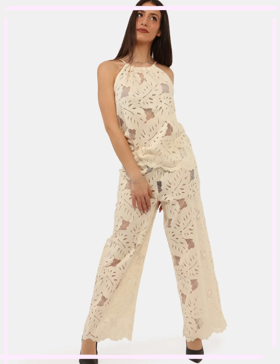 Pantaloni Emporio Armani Panna tg.S