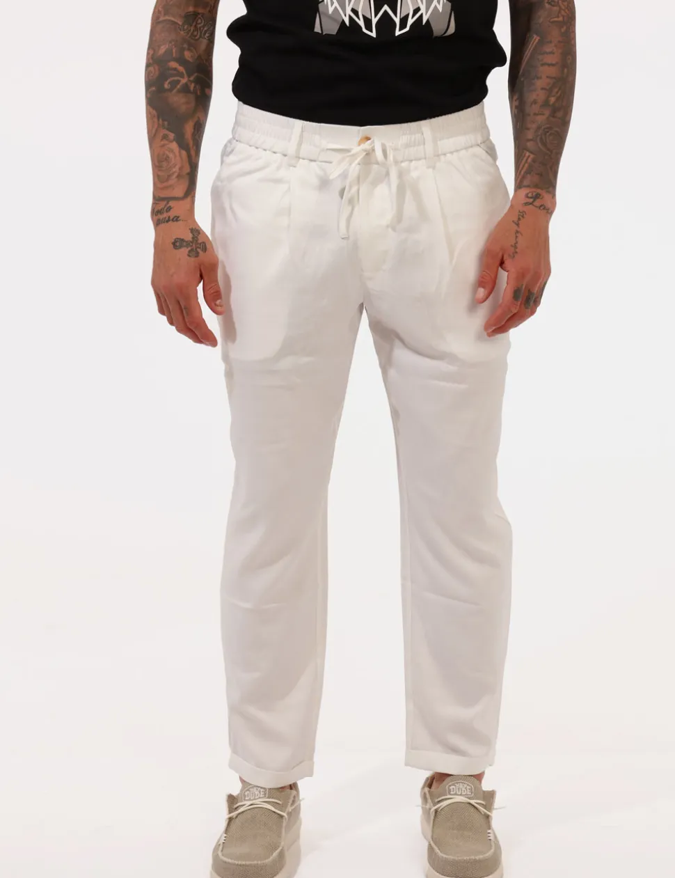 Pantaloni Goha Bianco