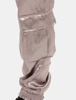 Pantaloni Guess Argento