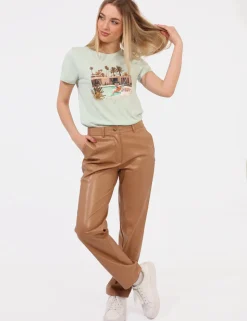Pantaloni Guess Marrone