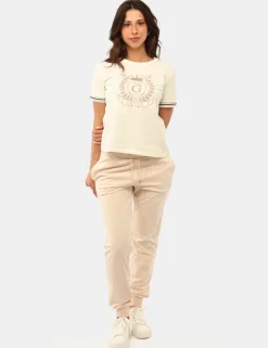 Pantaloni Guess Panna