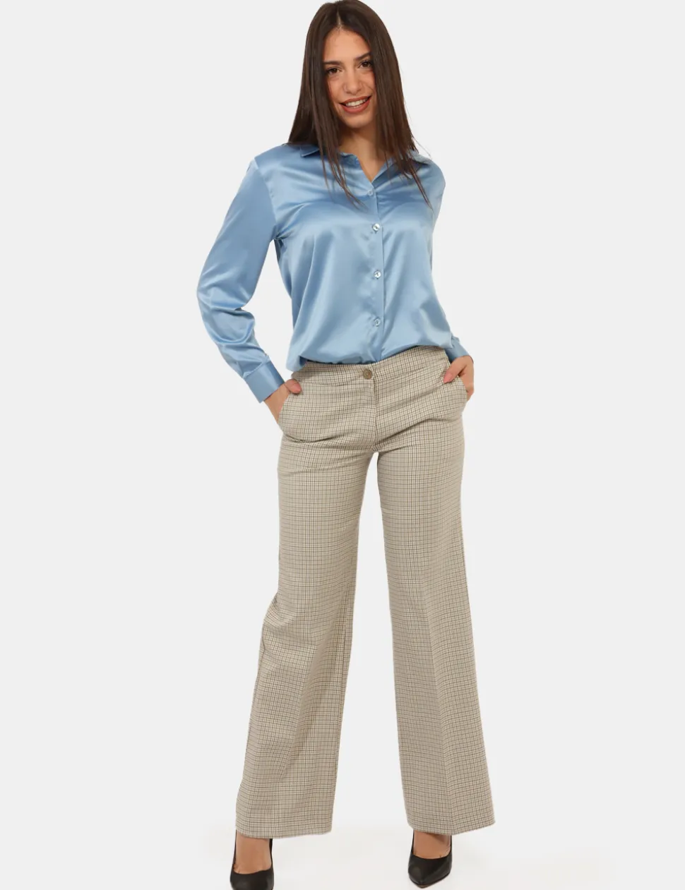 Pantaloni Materica Beige