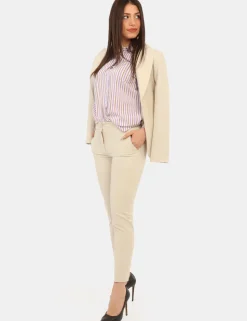 Pantaloni Materica Beige