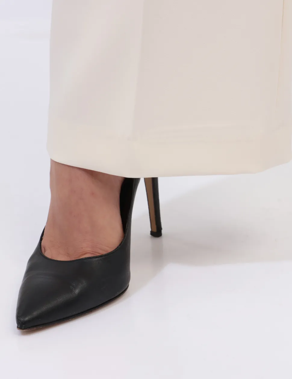 Pantaloni Materica Bianco