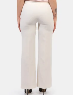 Pantaloni Materica Bianco