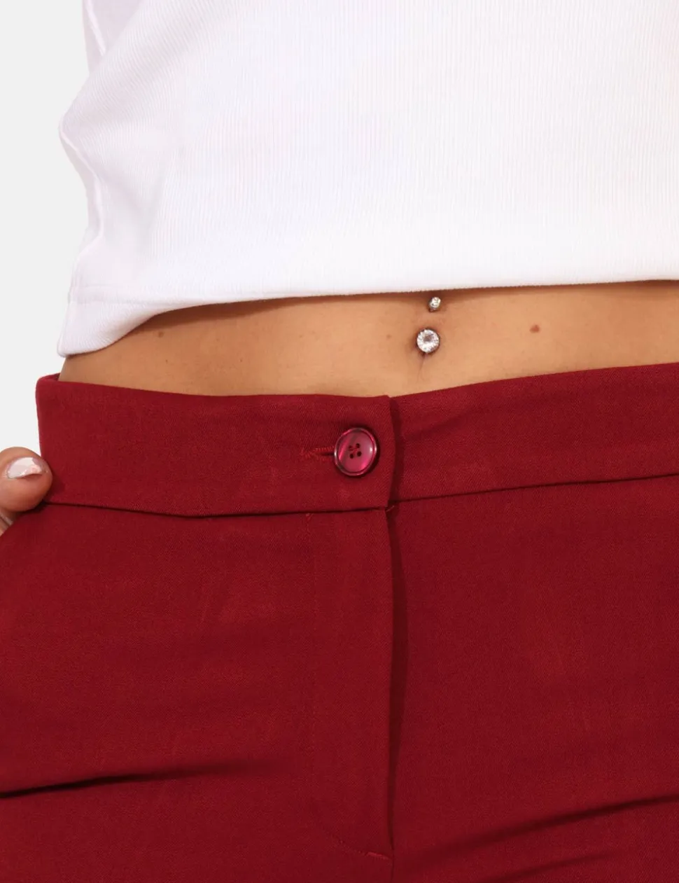 Pantaloni Materica Bordeaux